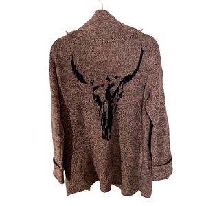 Skull Cashmere Cardigan